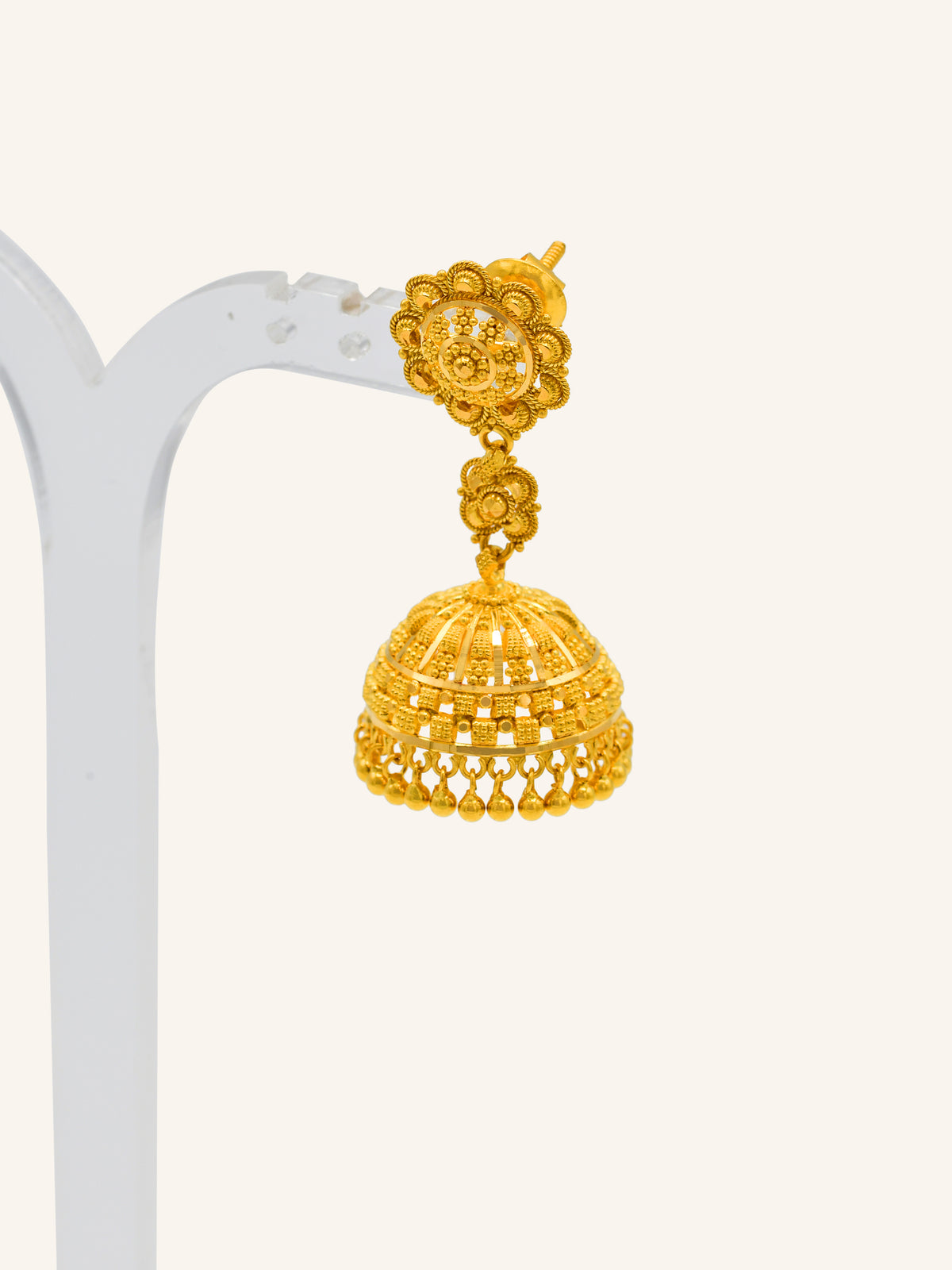 22ct Gold Jhumki Earrings