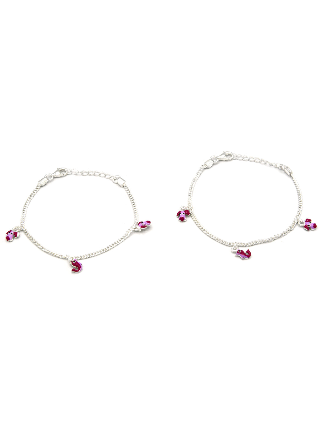 Sterling Silver 2 PC Bracelet - Roop Darshan