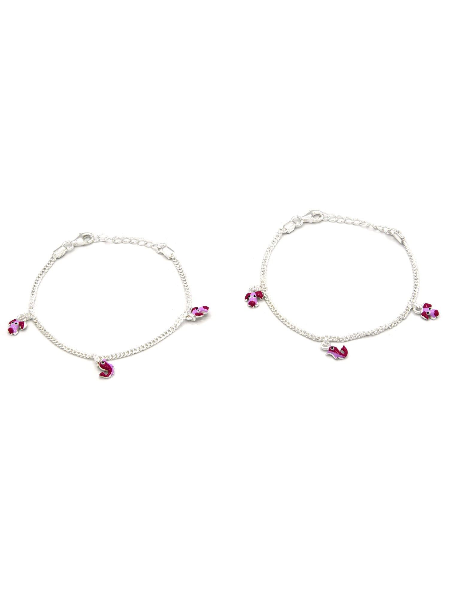 Sterling Silver 2 PC Bracelet - Roop Darshan