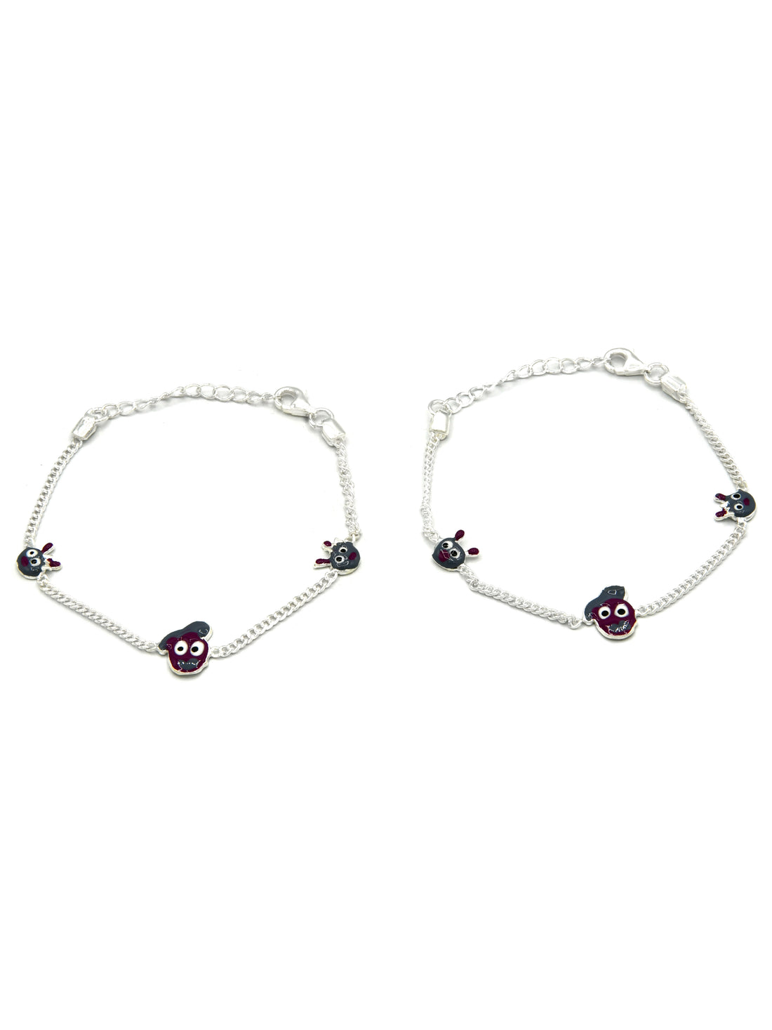 Sterling Silver 2 PC Bracelet - Roop Darshan