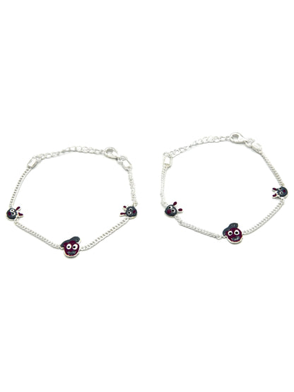 Sterling Silver 2 PC Bracelet - Roop Darshan