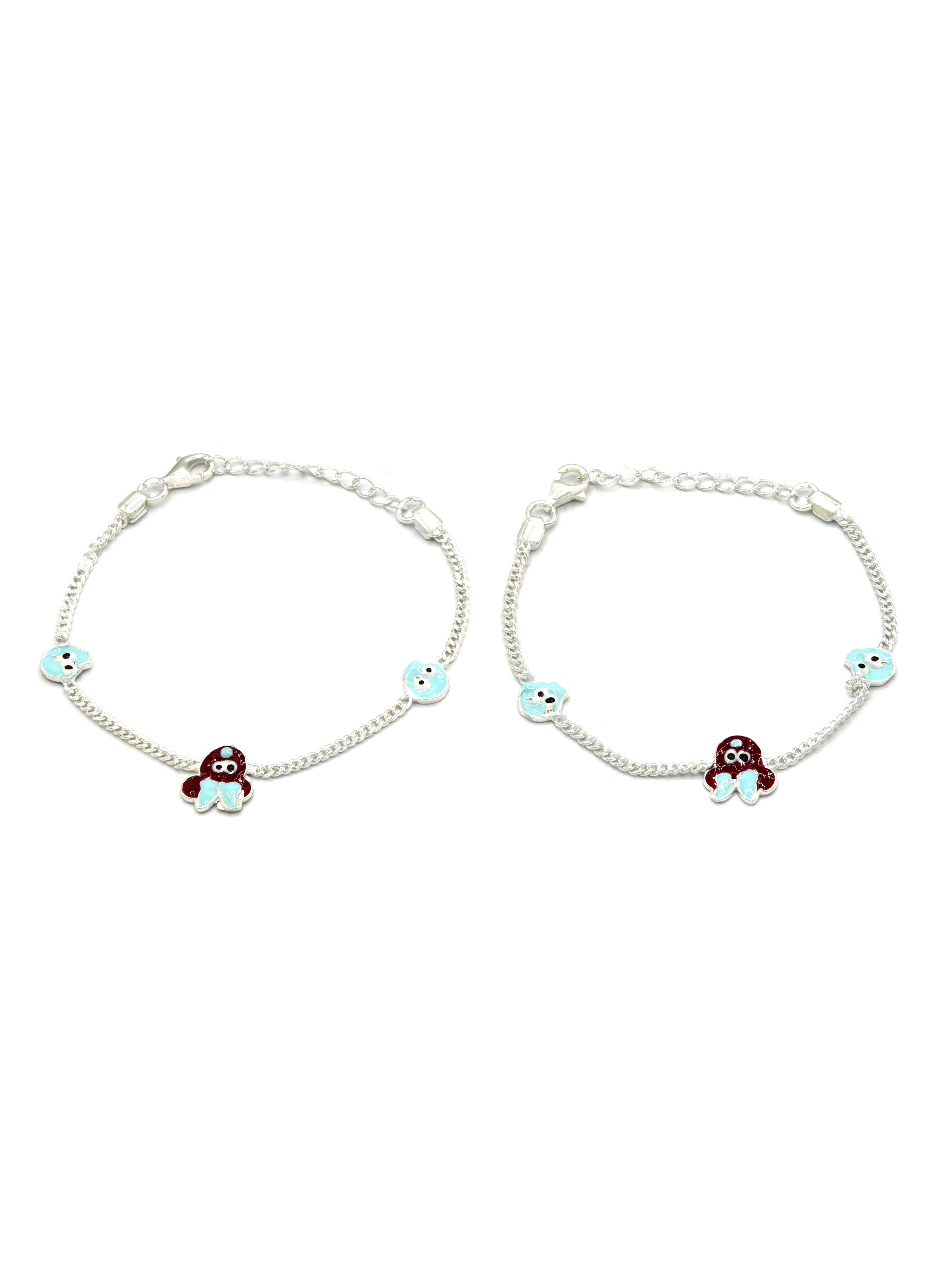 Sterling Silver 2 PC Bracelet - Roop Darshan