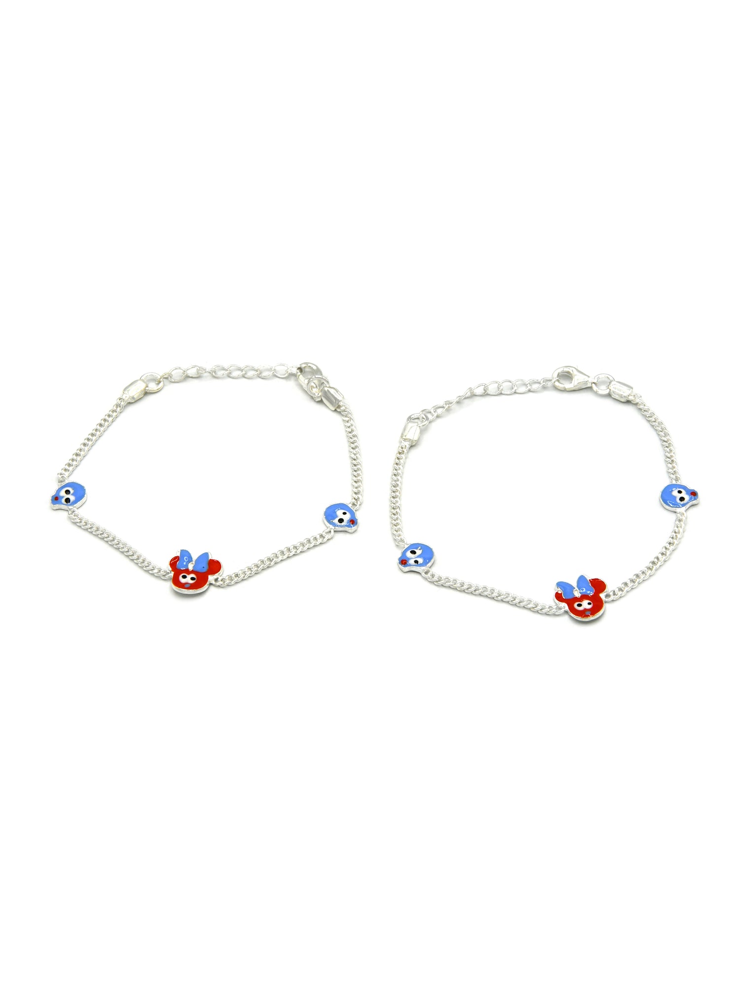 Sterling Silver 2 PC Bracelet - Roop Darshan