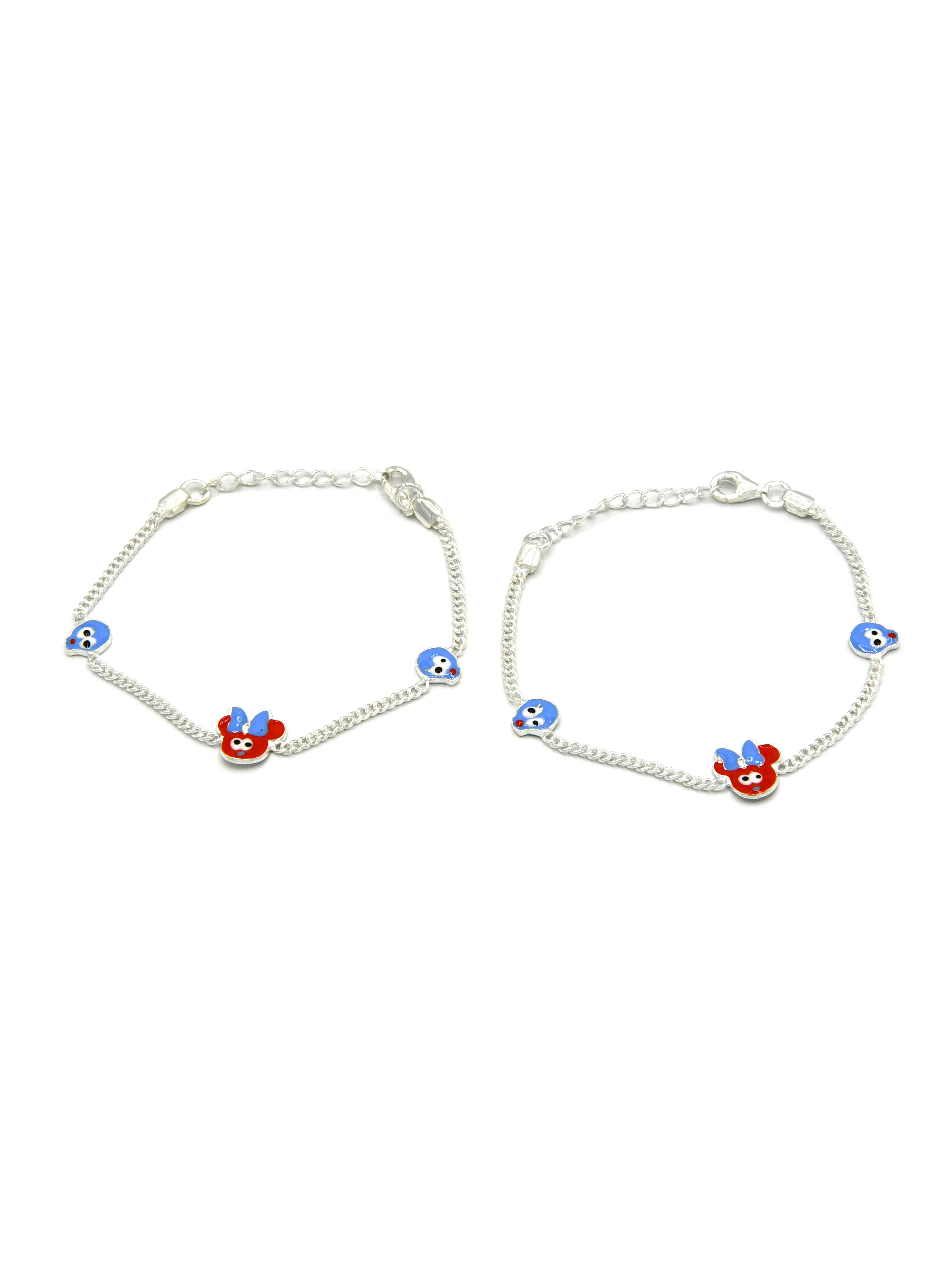 Sterling Silver 2 PC Bracelet - Roop Darshan