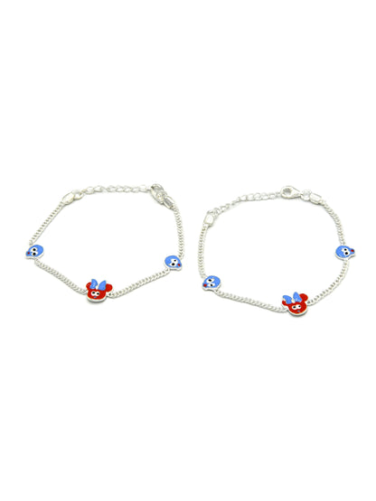 Sterling Silver 2 PC Bracelet - Roop Darshan