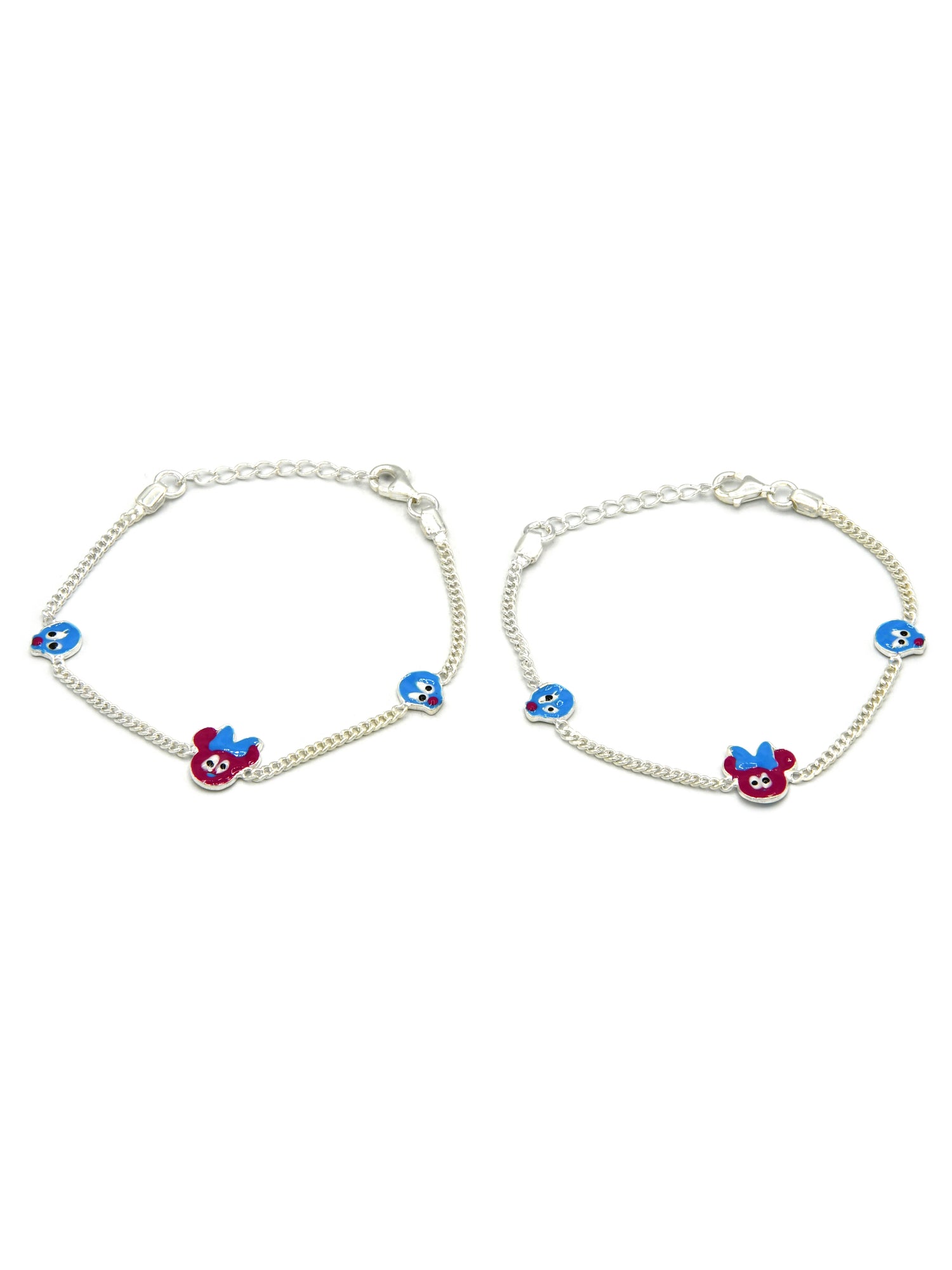 Sterling Silver 2 PC Bracelet - Roop Darshan