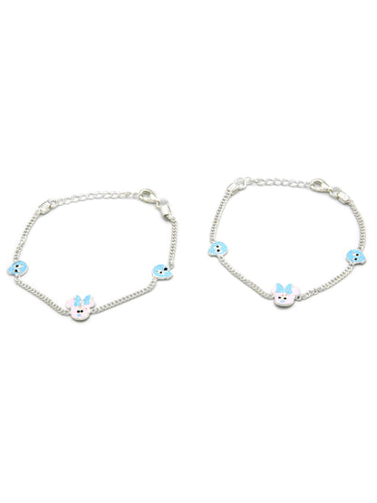 Sterling Silver 2 PC Bracelet - Roop Darshan