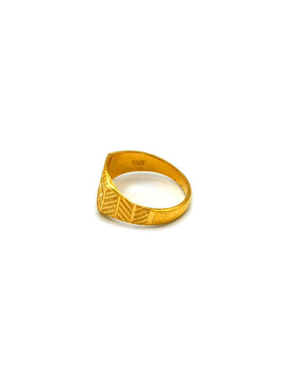 22Ct Gold Mens Ring - Roop Darshan