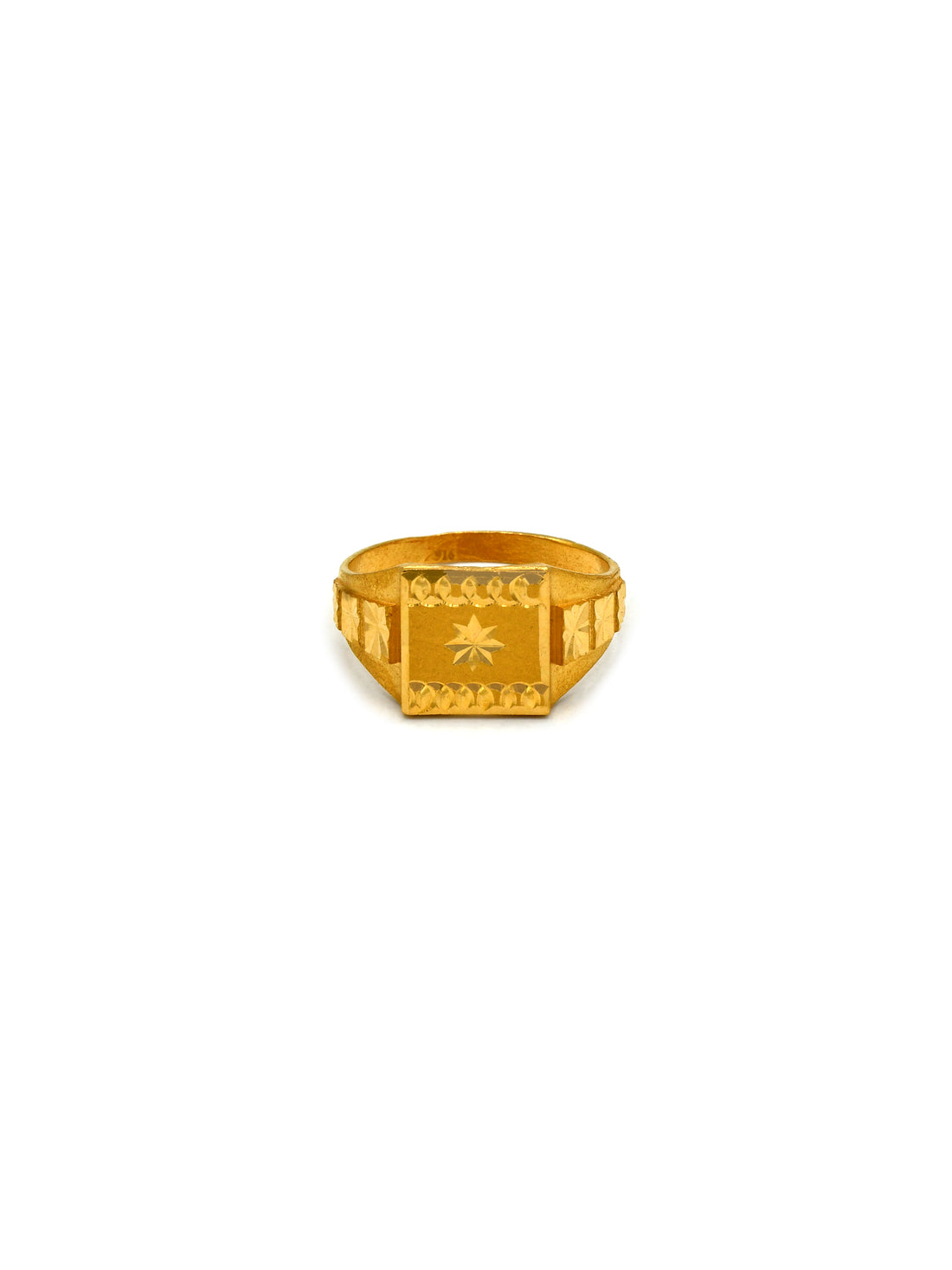22ct Gold Mens Ring - Roop Darshan