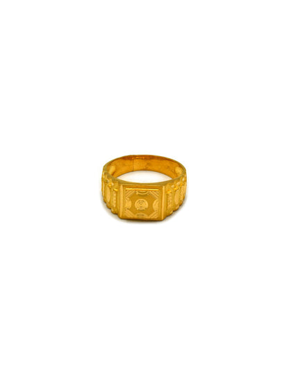 22ct Gold Mens Ring - Roop Darshan