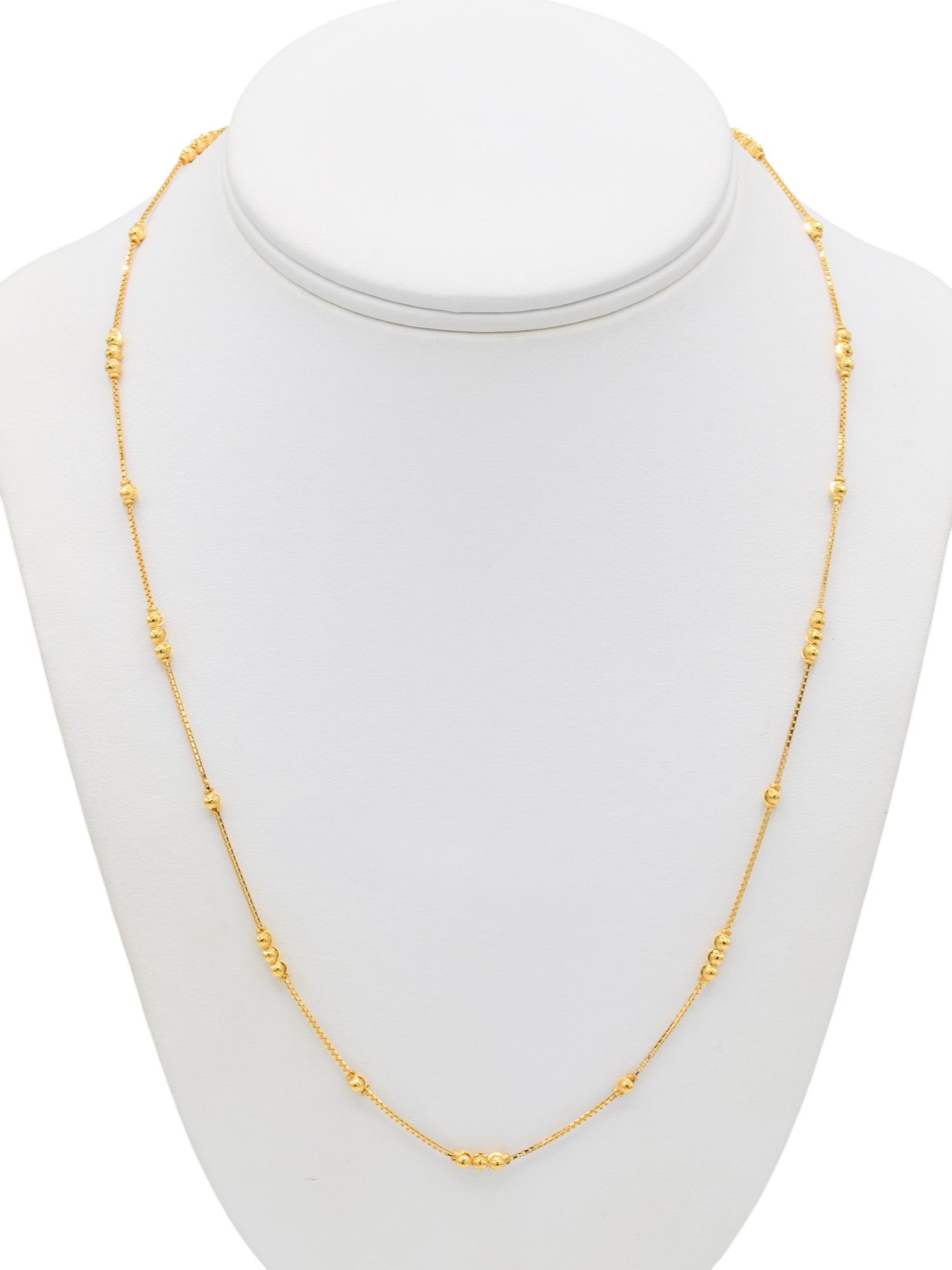 22ct Gold Ball Fancy Chain
