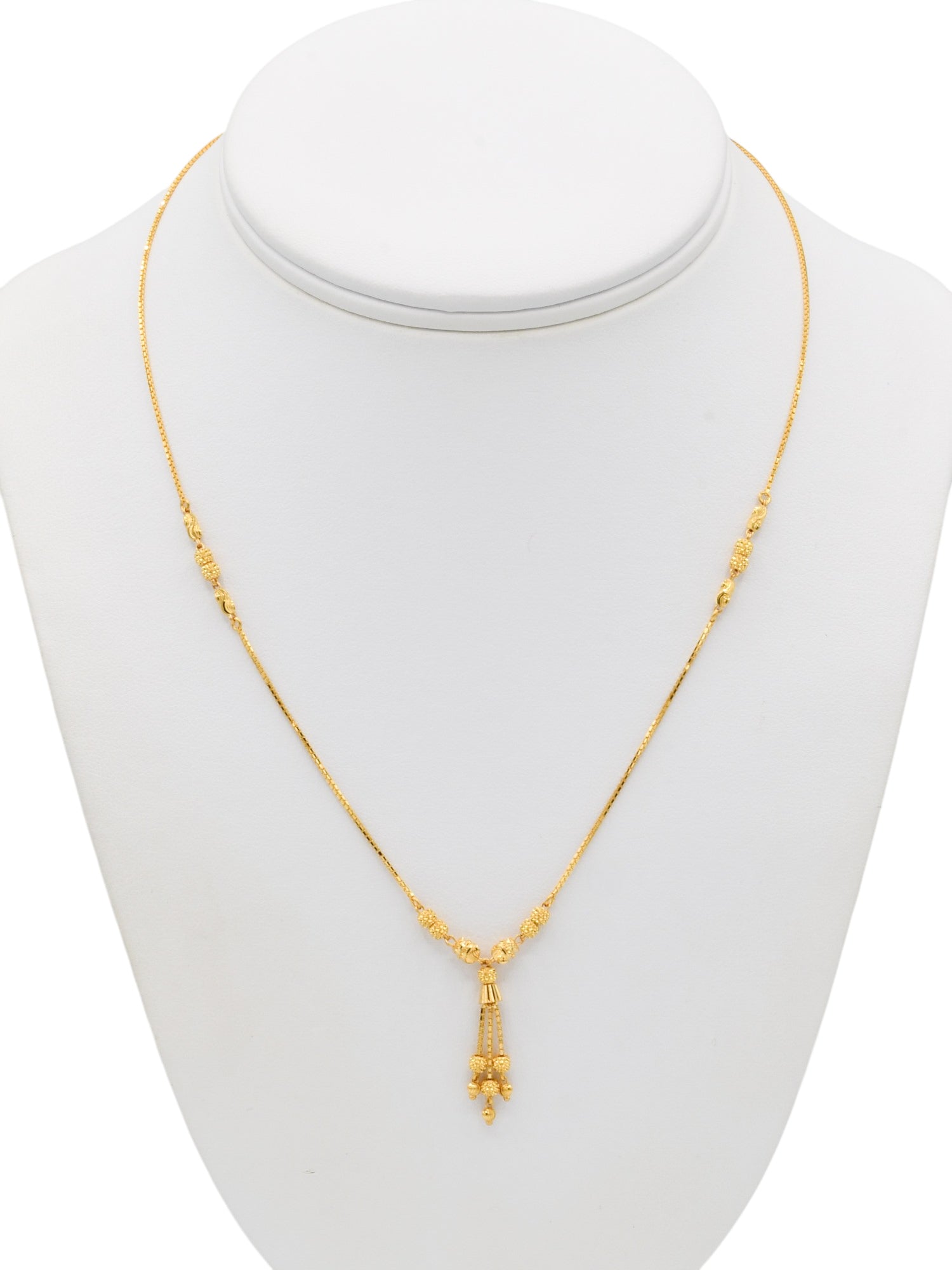 22ct Gold Ball Fancy Chain