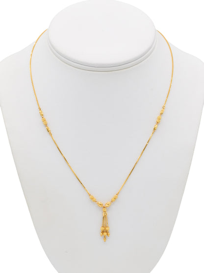 22ct Gold Ball Fancy Chain
