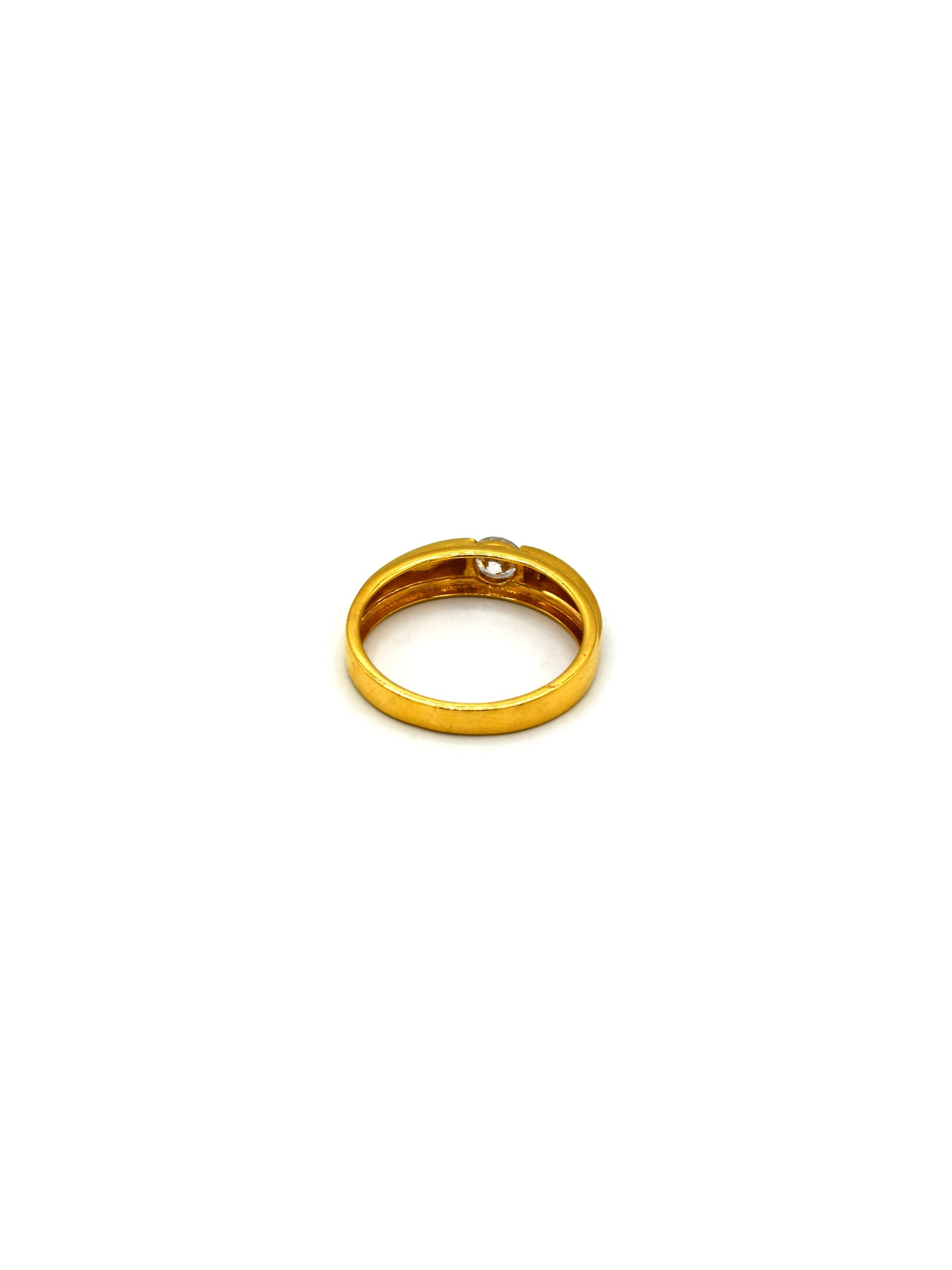 22Ct Gold CZ Ladies Ring