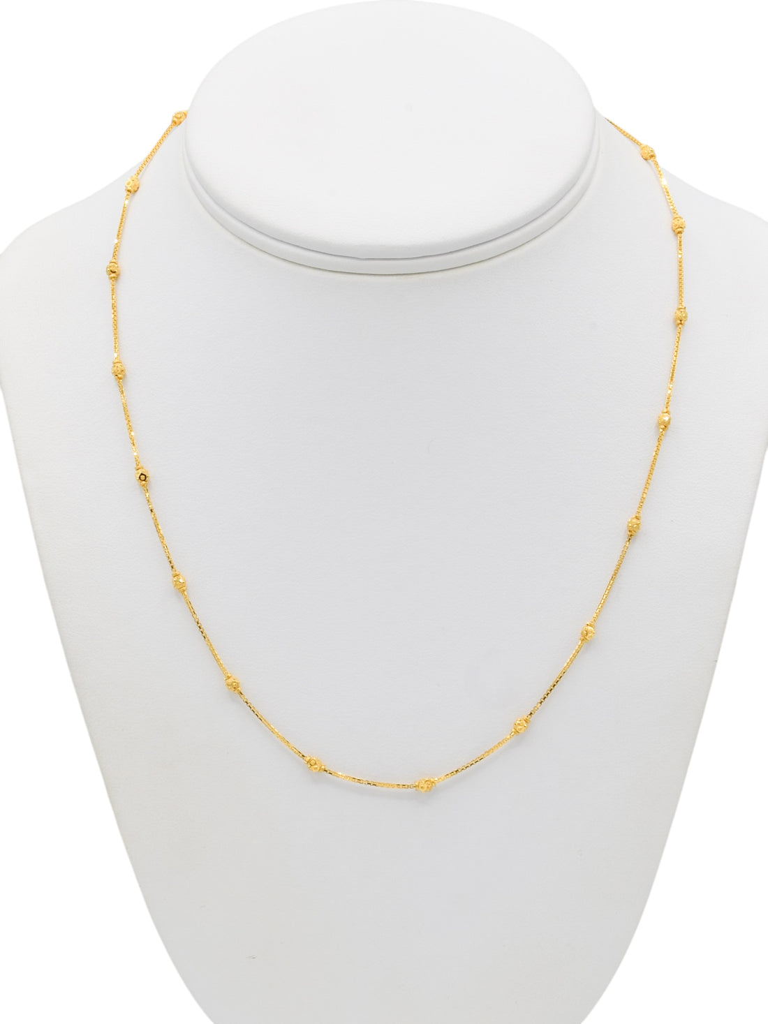 22ct Gold Ball Fancy Chain