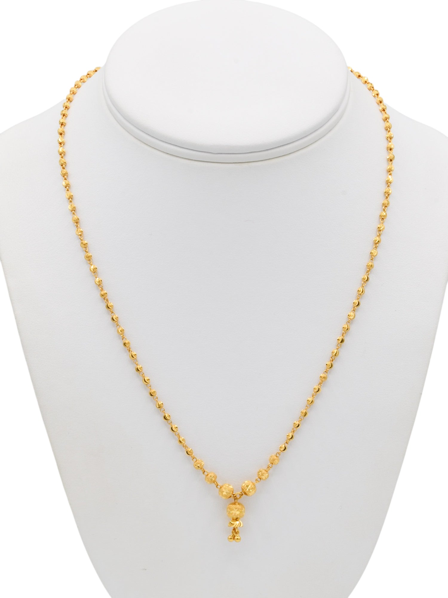 22ct Gold Ball Fancy Chain