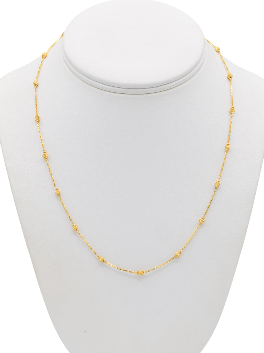 22ct Gold Ball Fancy Chain