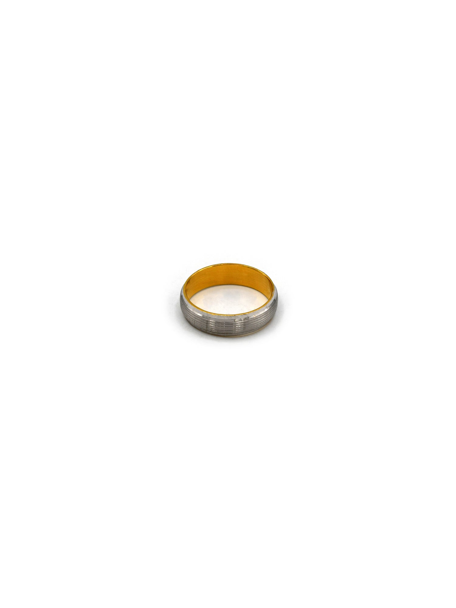 22CT Gold Rodium Band