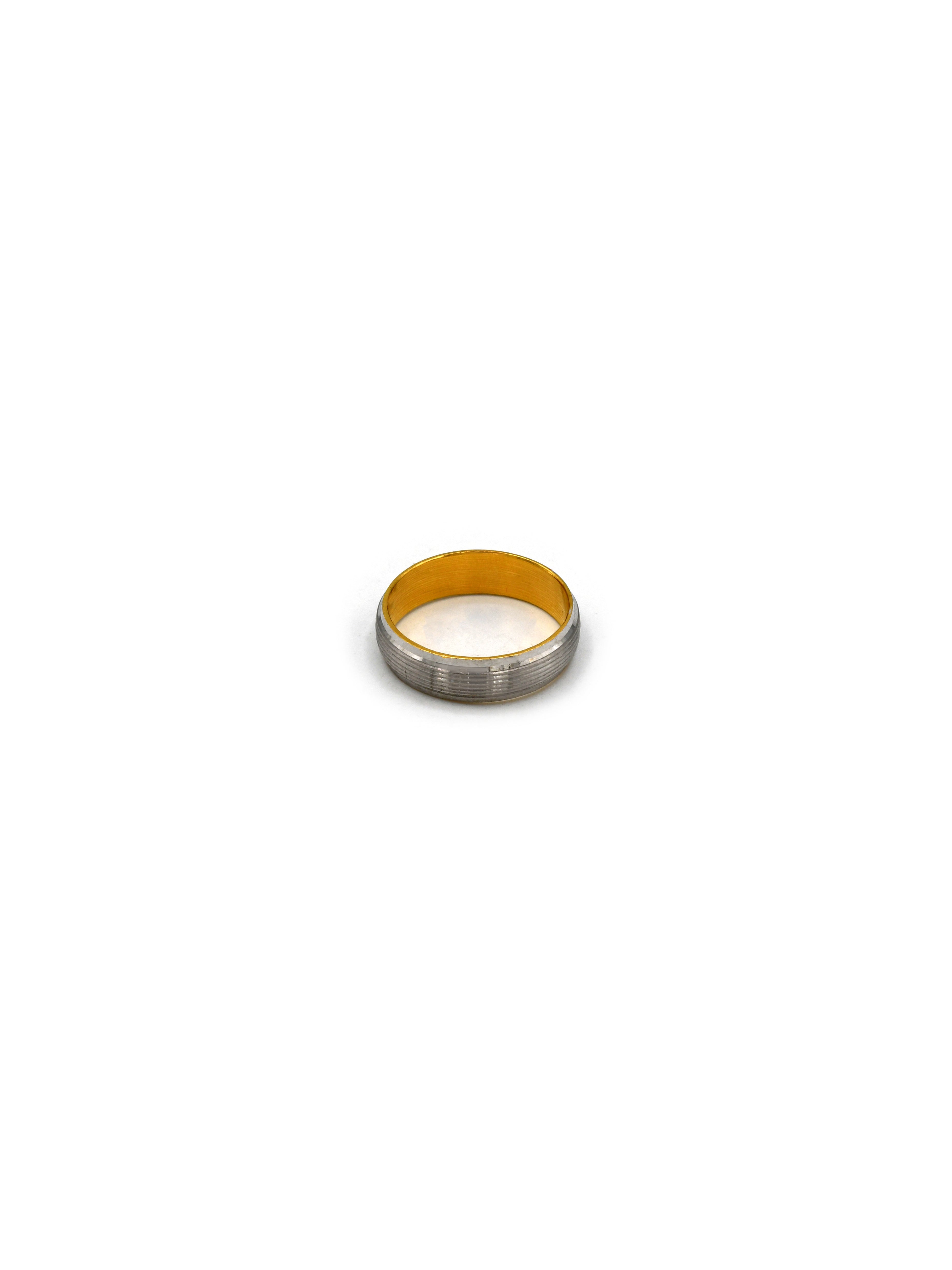 22CT Gold Rodium Band