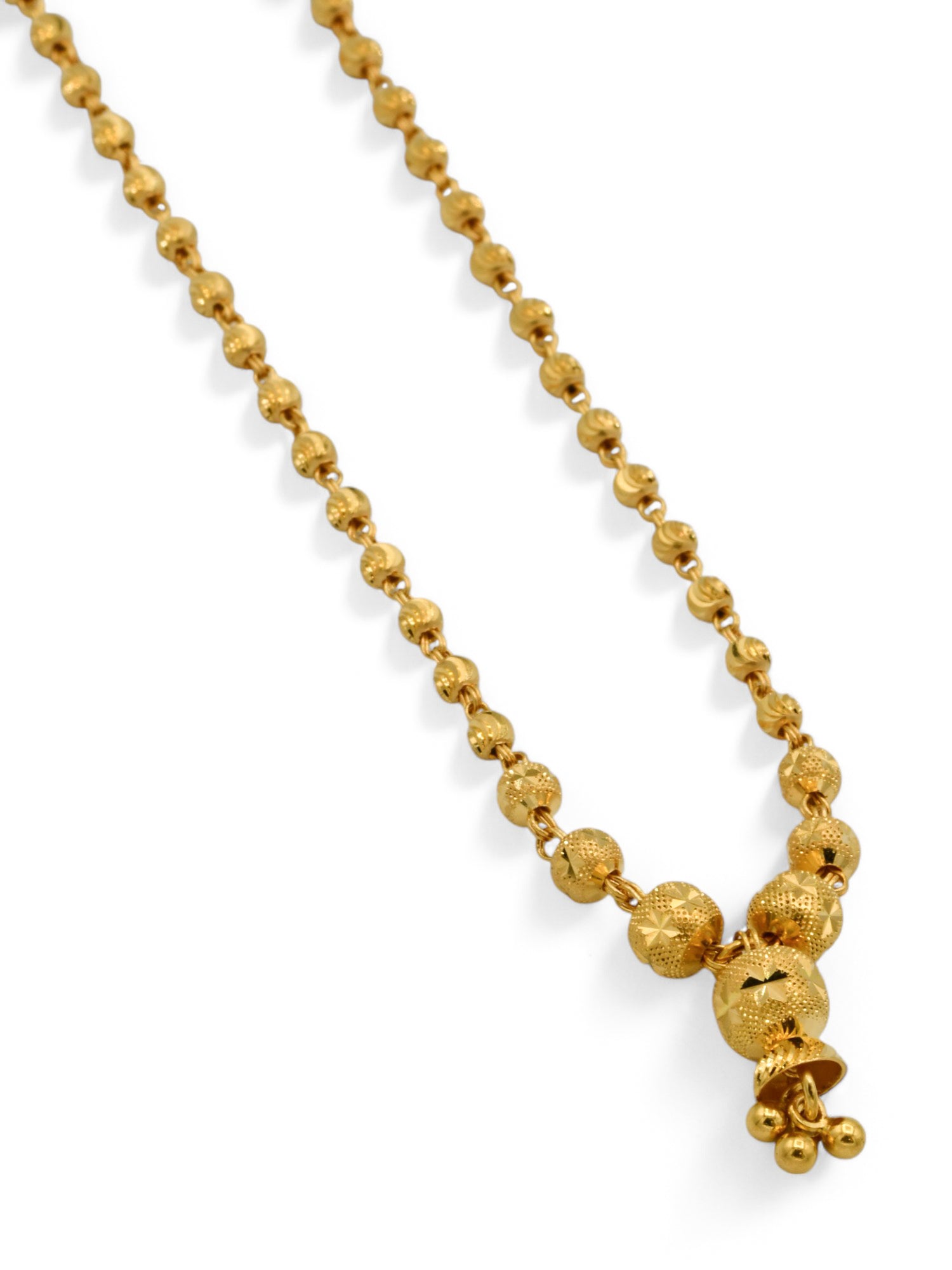 22ct Gold Ball Fancy Chain