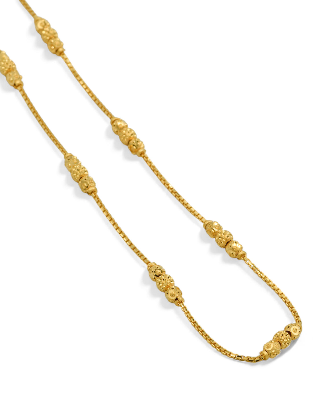 22ct Gold Ball Fancy Chain