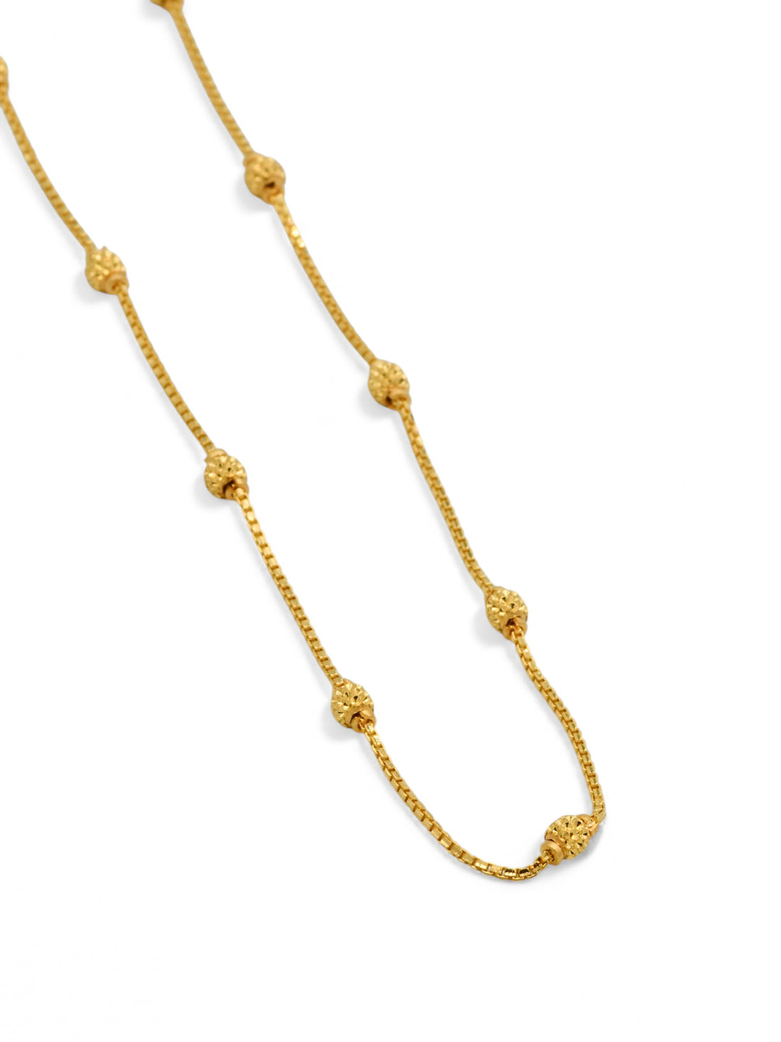 22ct Gold Ball Fancy Chain