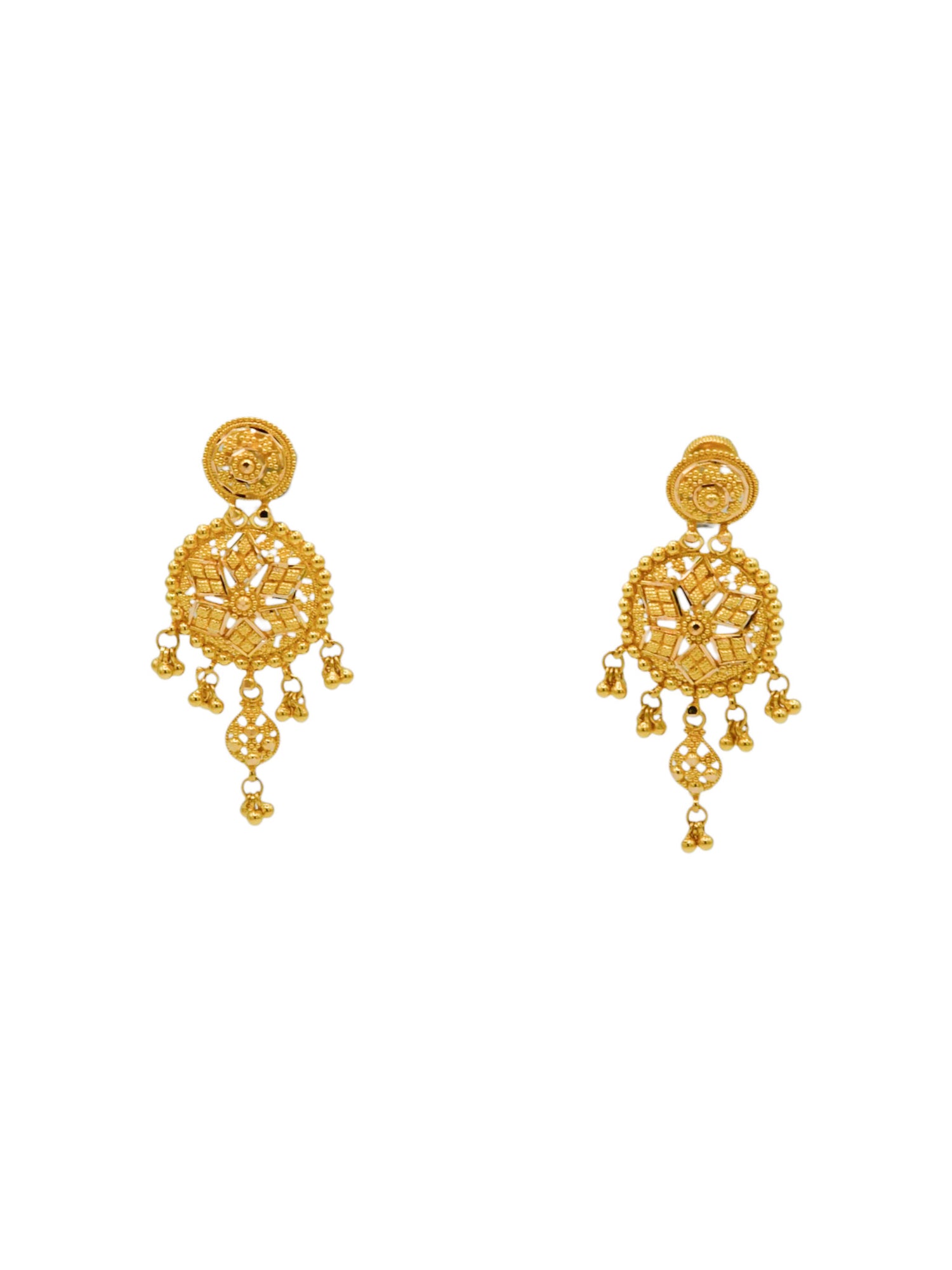 22Ct Gold Necklace Set - Roop Darshan