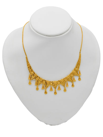 22Ct Gold Necklace Set - Roop Darshan
