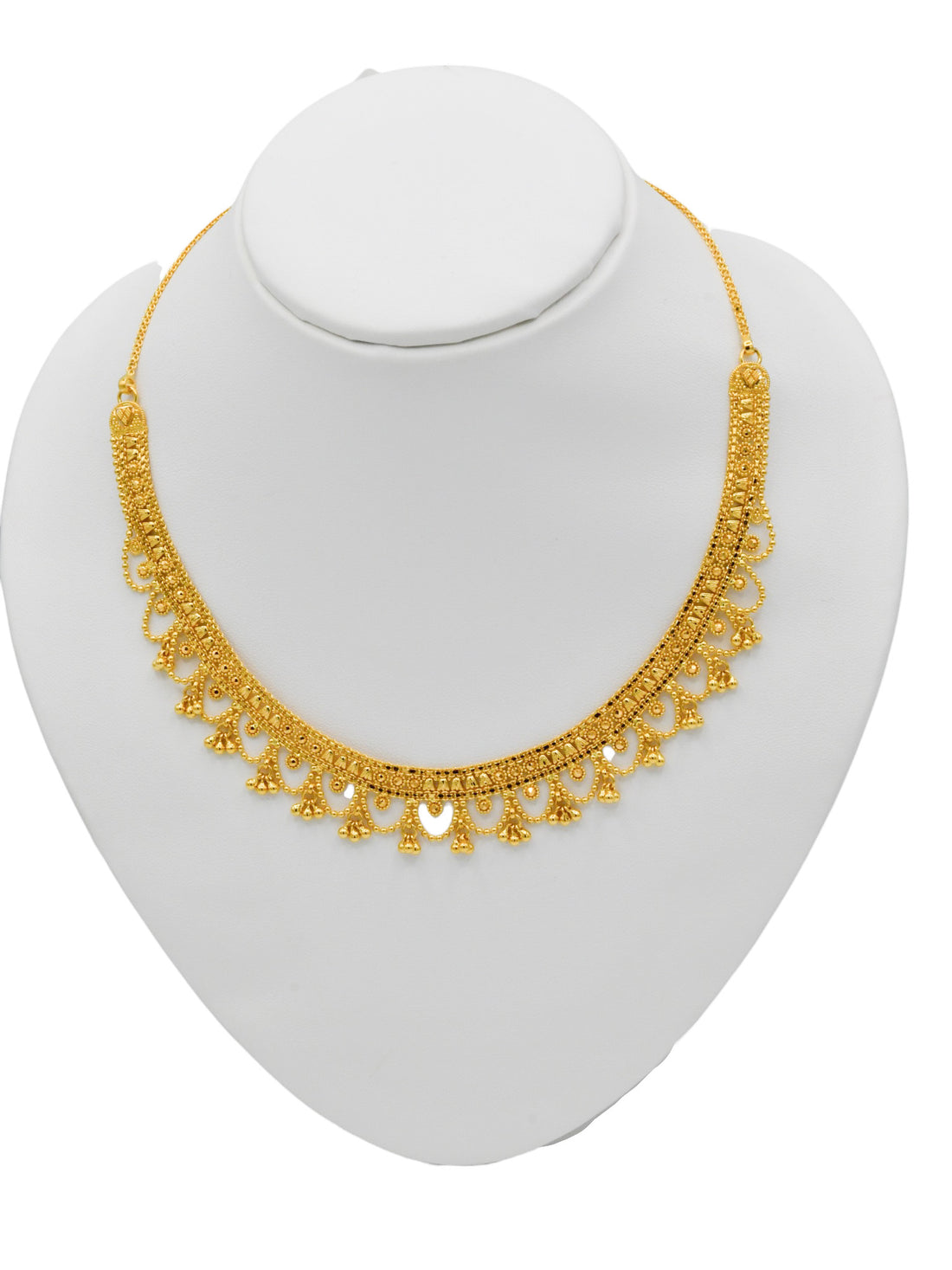 22Ct Gold Necklace Set - Roop Darshan