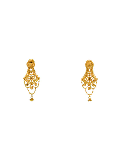 22Ct Gold Necklace Set - Roop Darshan