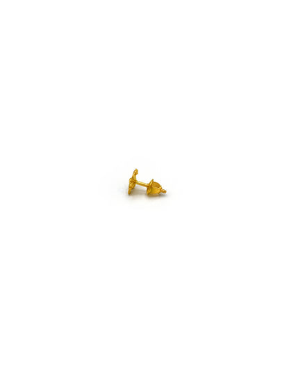 22ct Gold Minakari Stud Earrings - Roop Darshan