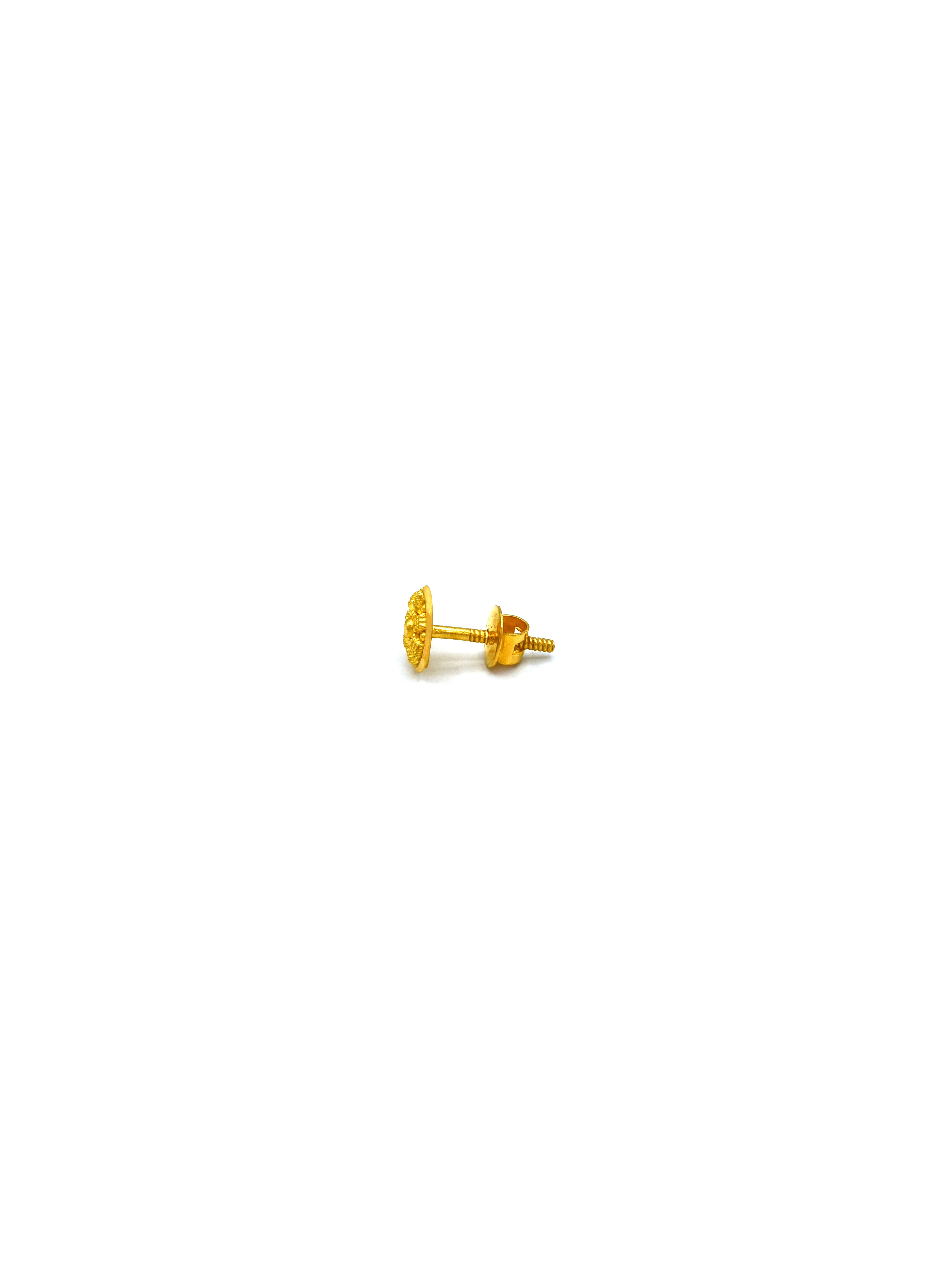 22Ct Gold Stud Earring - Roop Darshan