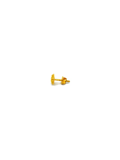 22Ct Gold Stud Earring - Roop Darshan
