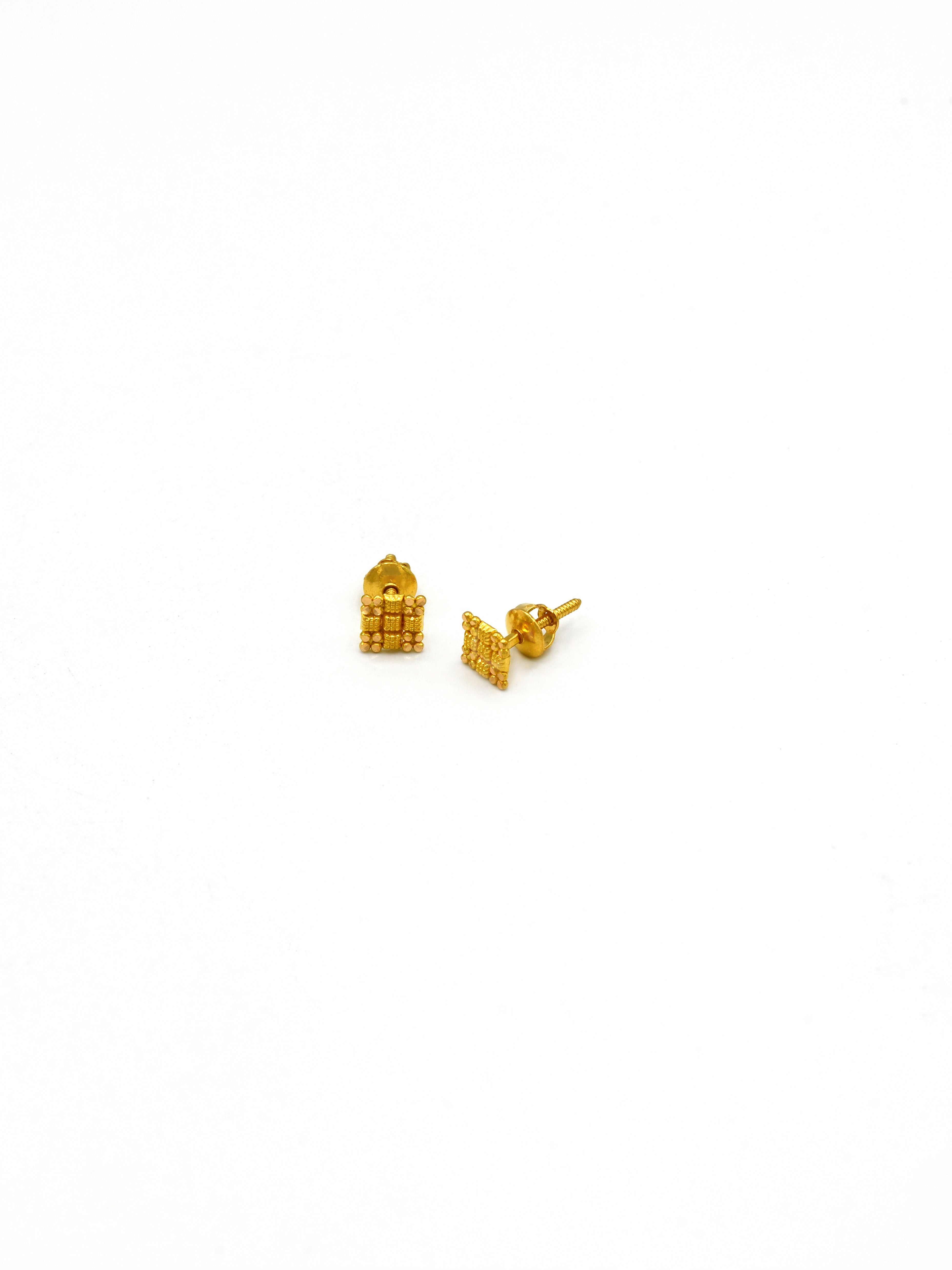22Ct Gold Stud Earring - Roop Darshan