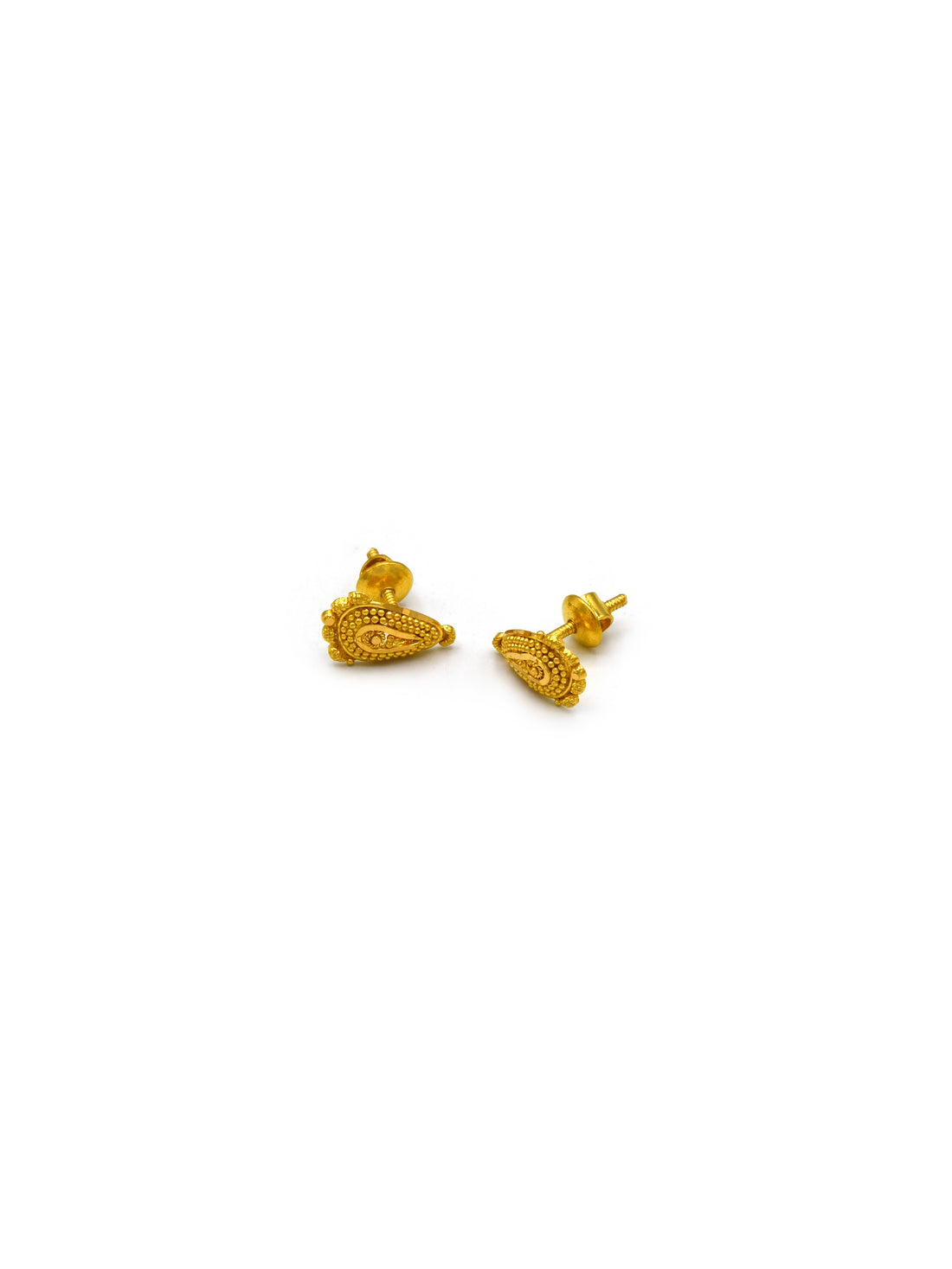22Ct Gold Stud Earring - Roop Darshan