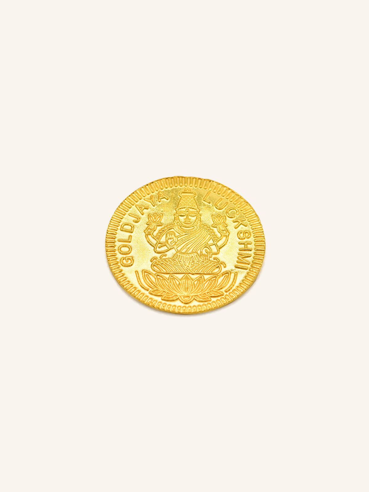 22ct Gold Laxmi Ganesh Coin