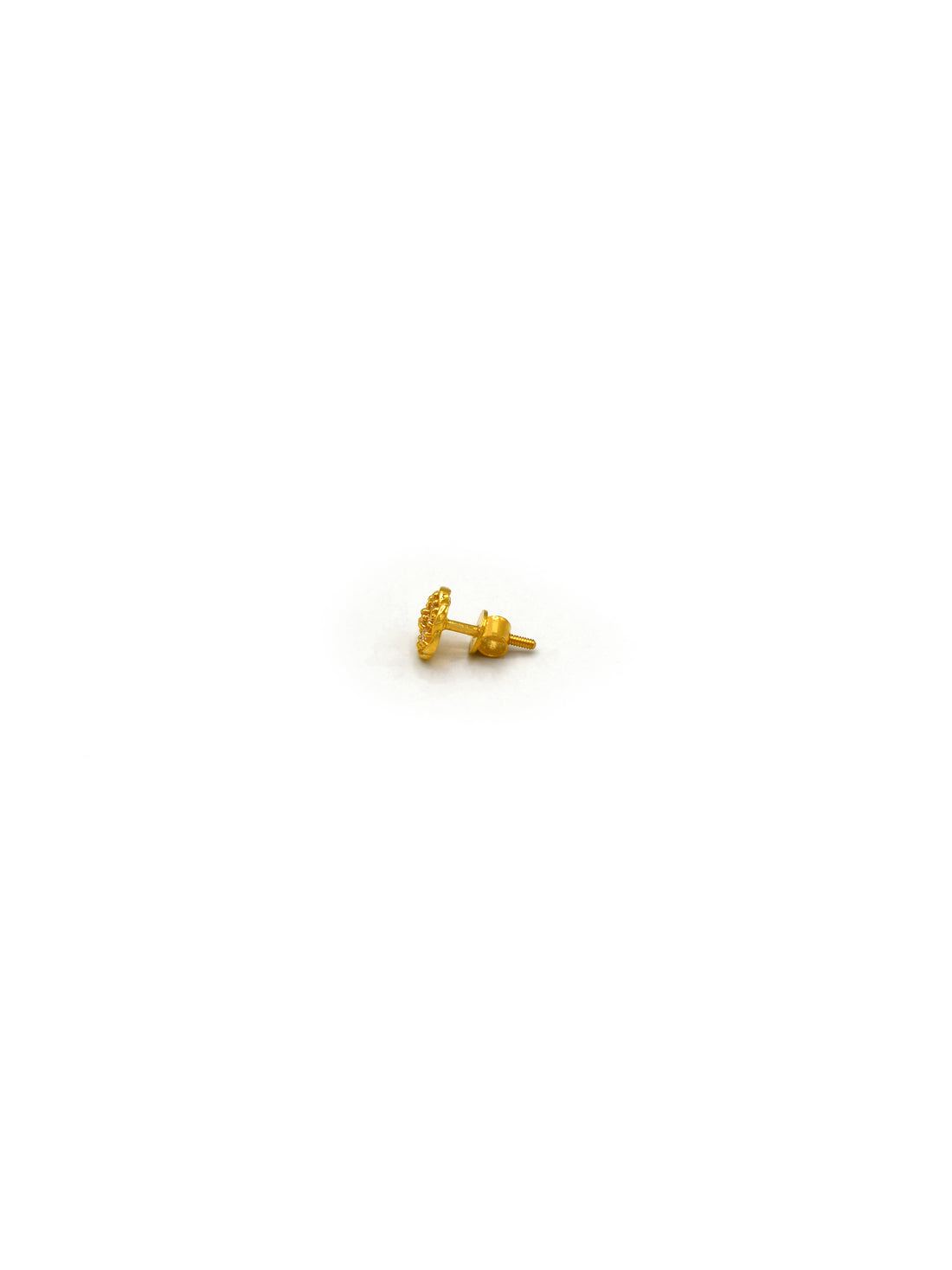 22ct Gold CZ Stud Earrings - Roop Darshan