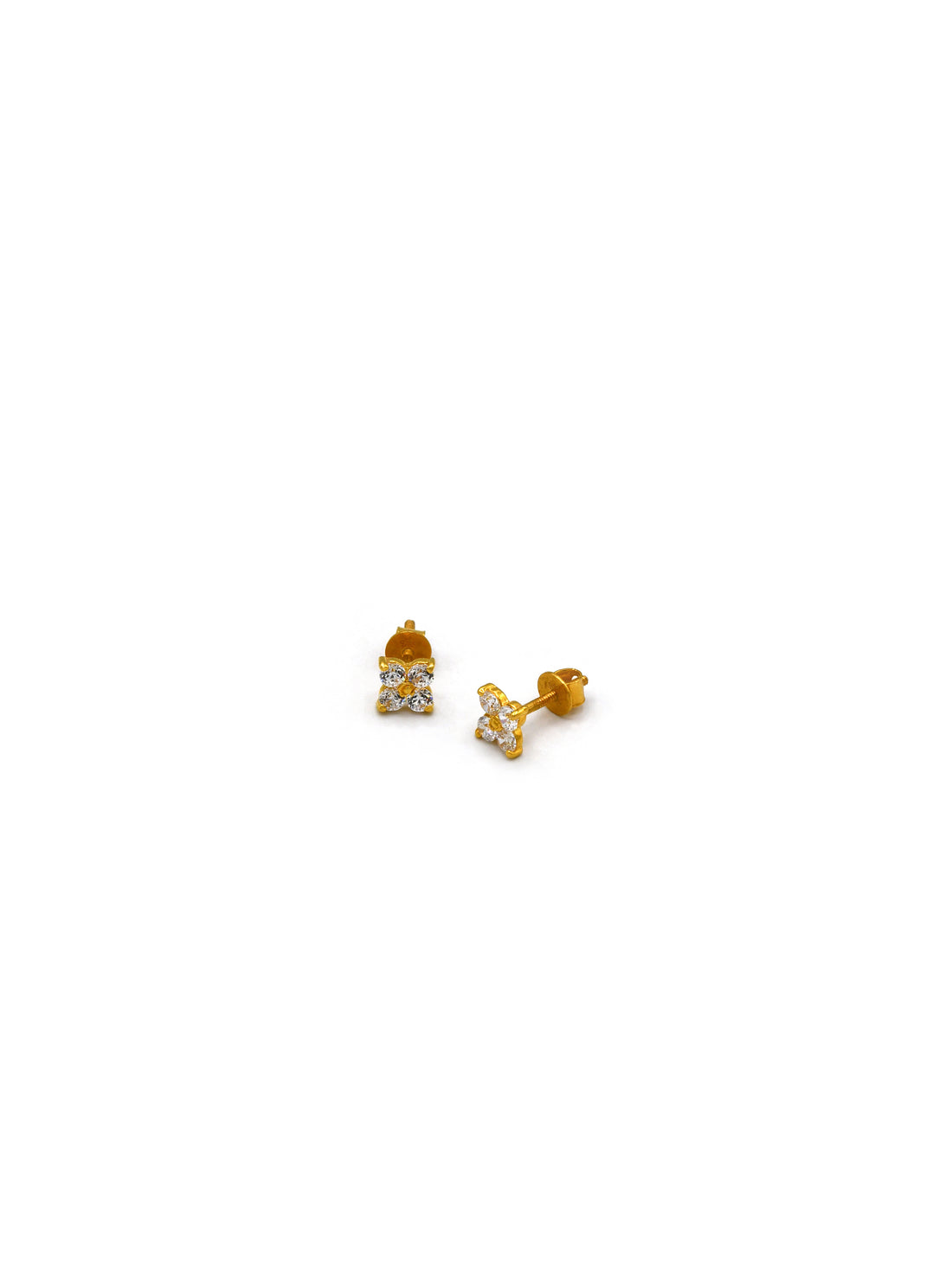 22Ct Gold Stud Earring - Roop Darshan