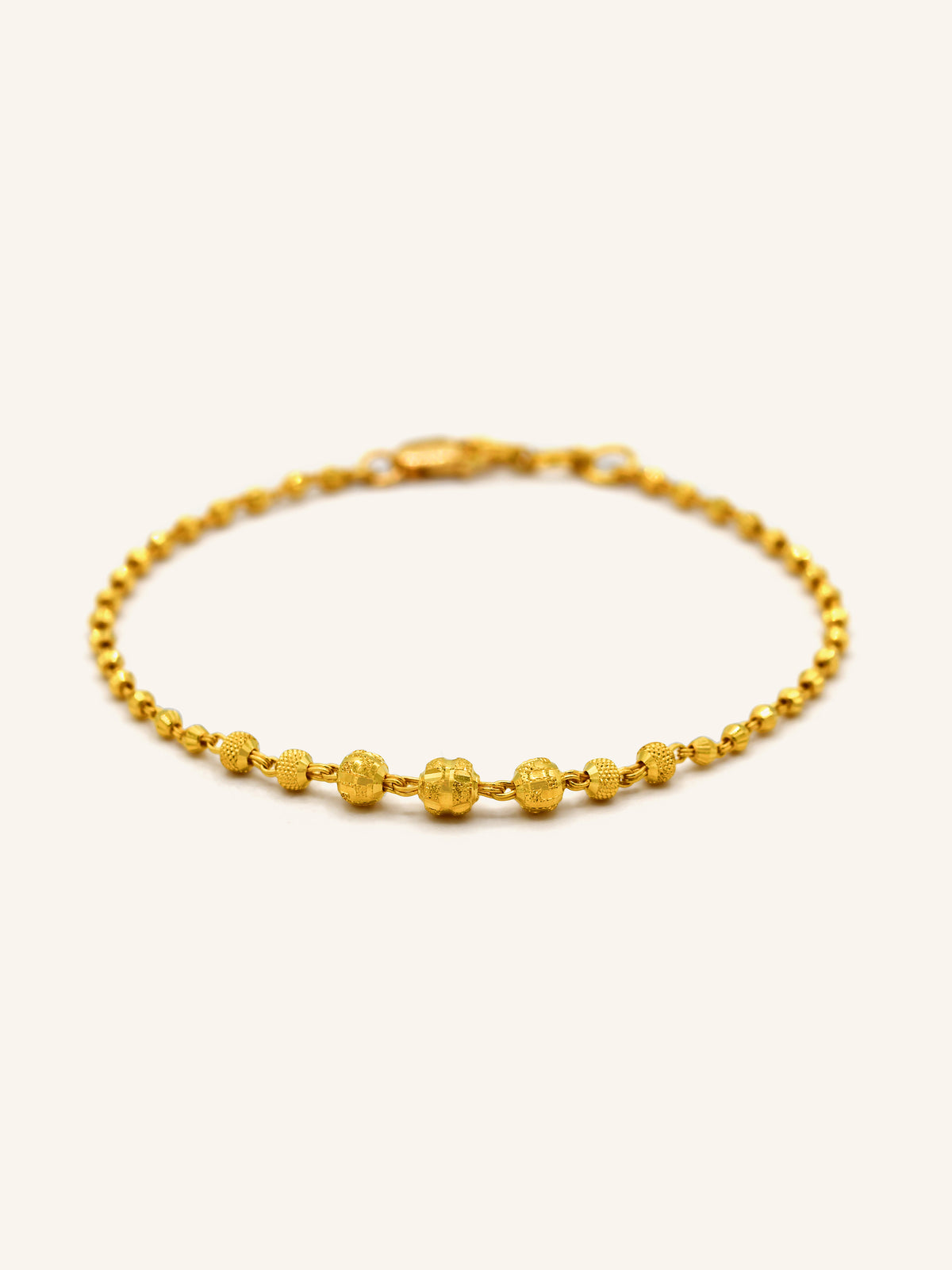 22ct Gold Ball Bracelet
