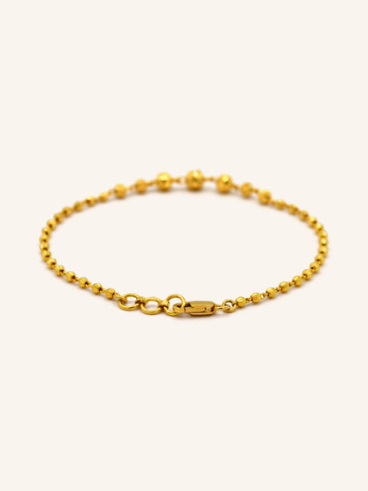 22ct Gold Ball Bracelet