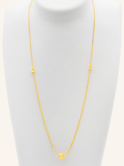 22ct Gold Ball Fancy Chain
