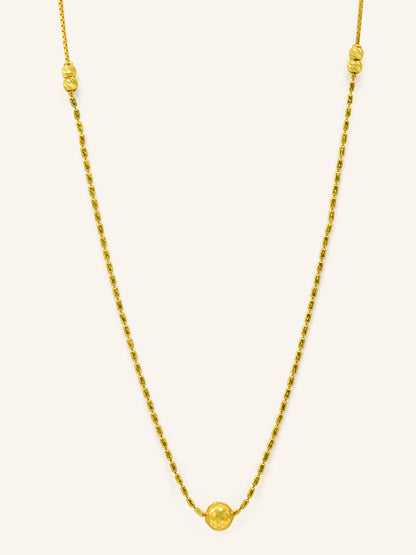 22ct Gold Ball Fancy Chain