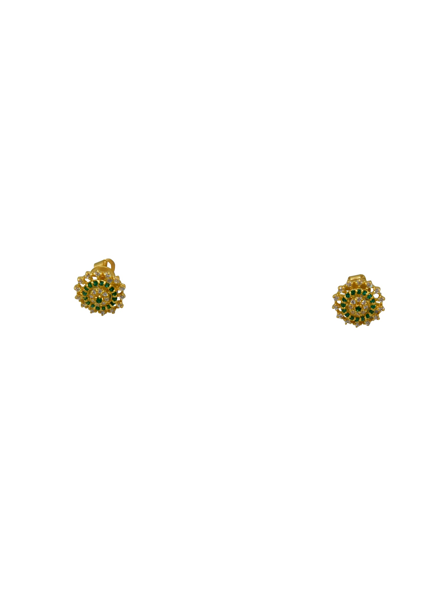 22ct Gold CZ Necklace Set - Roop Darshan