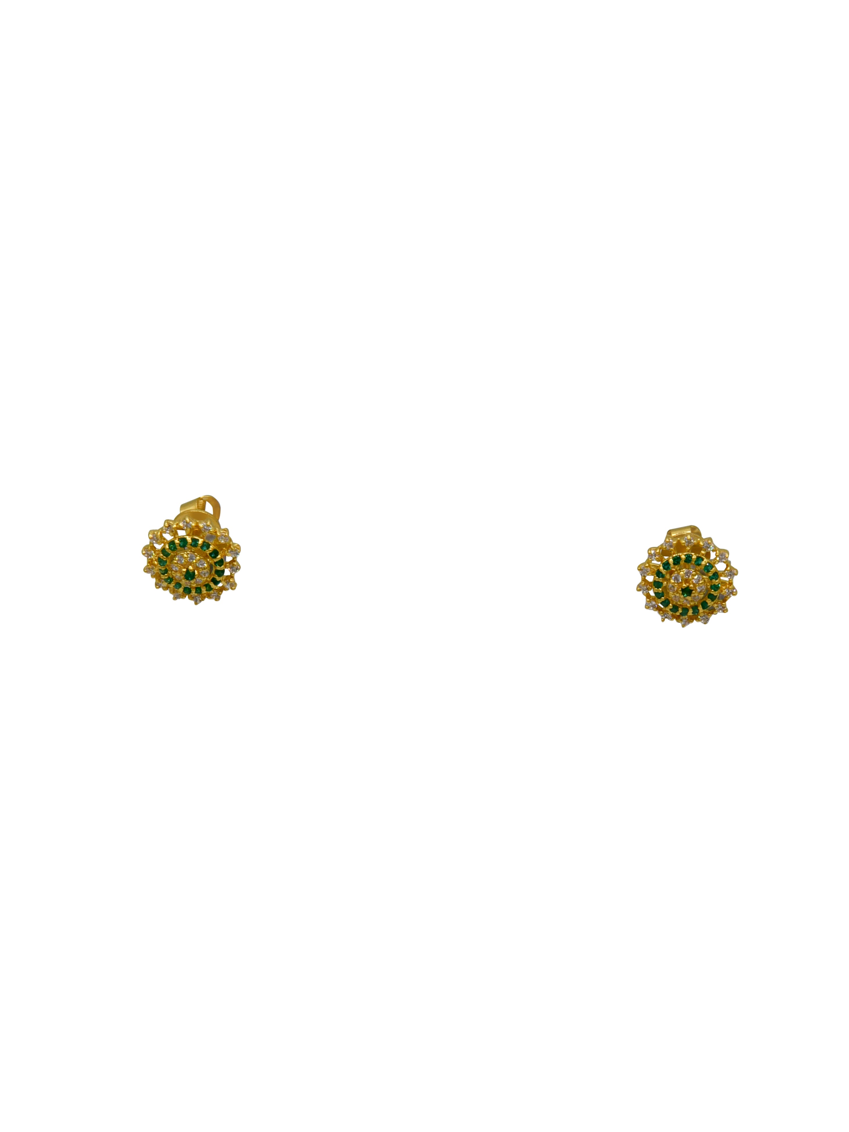 22ct Gold CZ Necklace Set - Roop Darshan