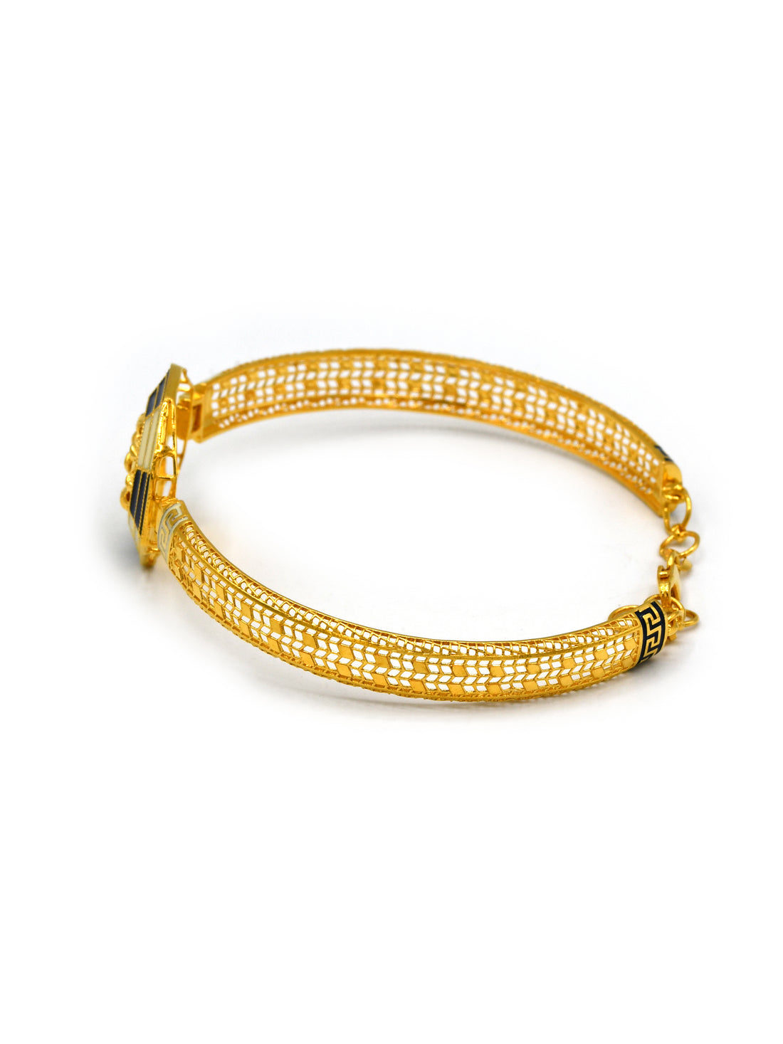 22ct Gold Minakari 1 Piece Bangle - Roop Darshan