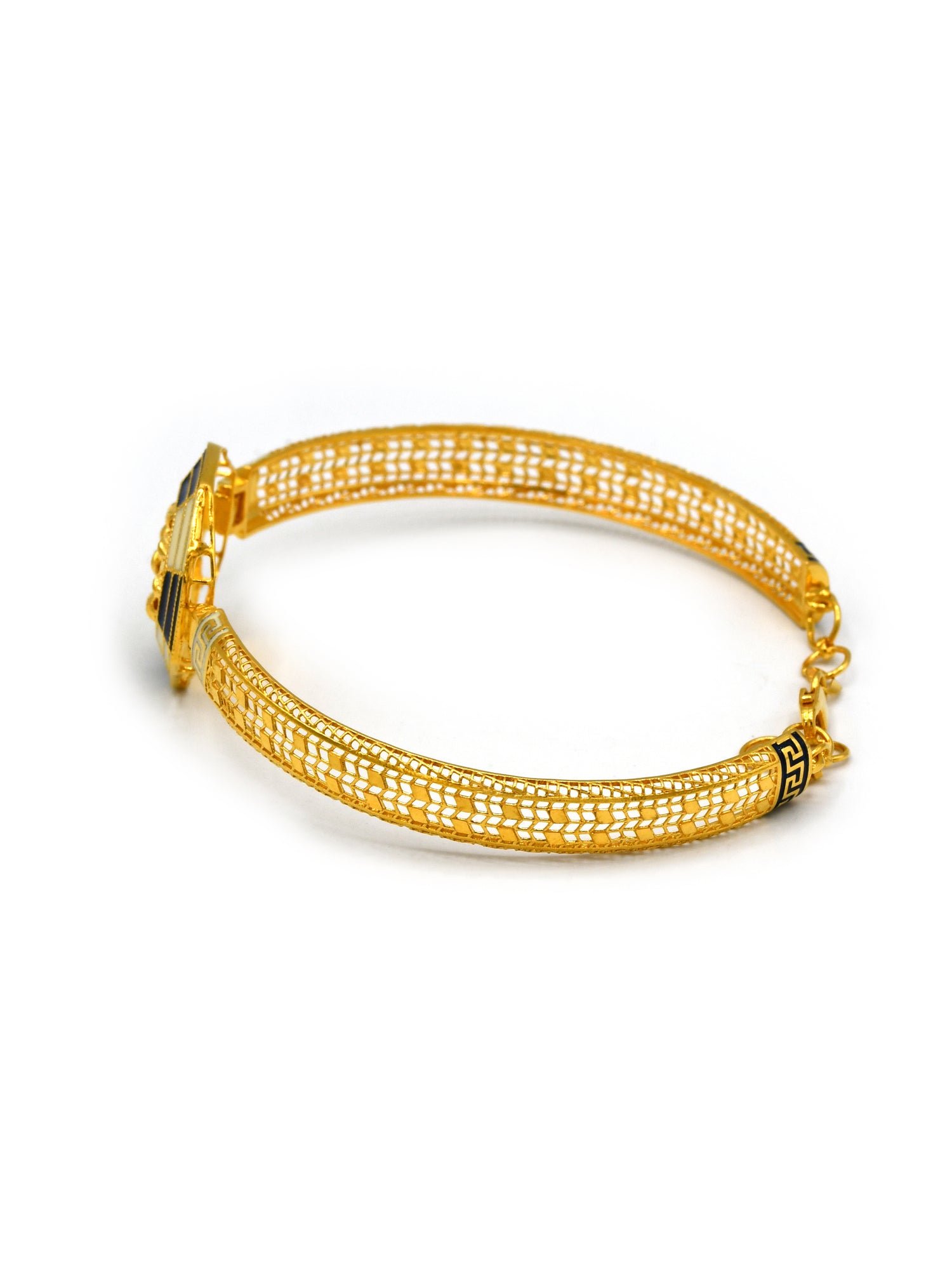 22ct Gold Minakari 1 Piece Bangle - Roop Darshan
