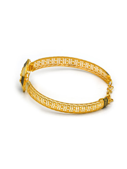 22ct Gold Minakari 1 Piece Bangle - Roop Darshan