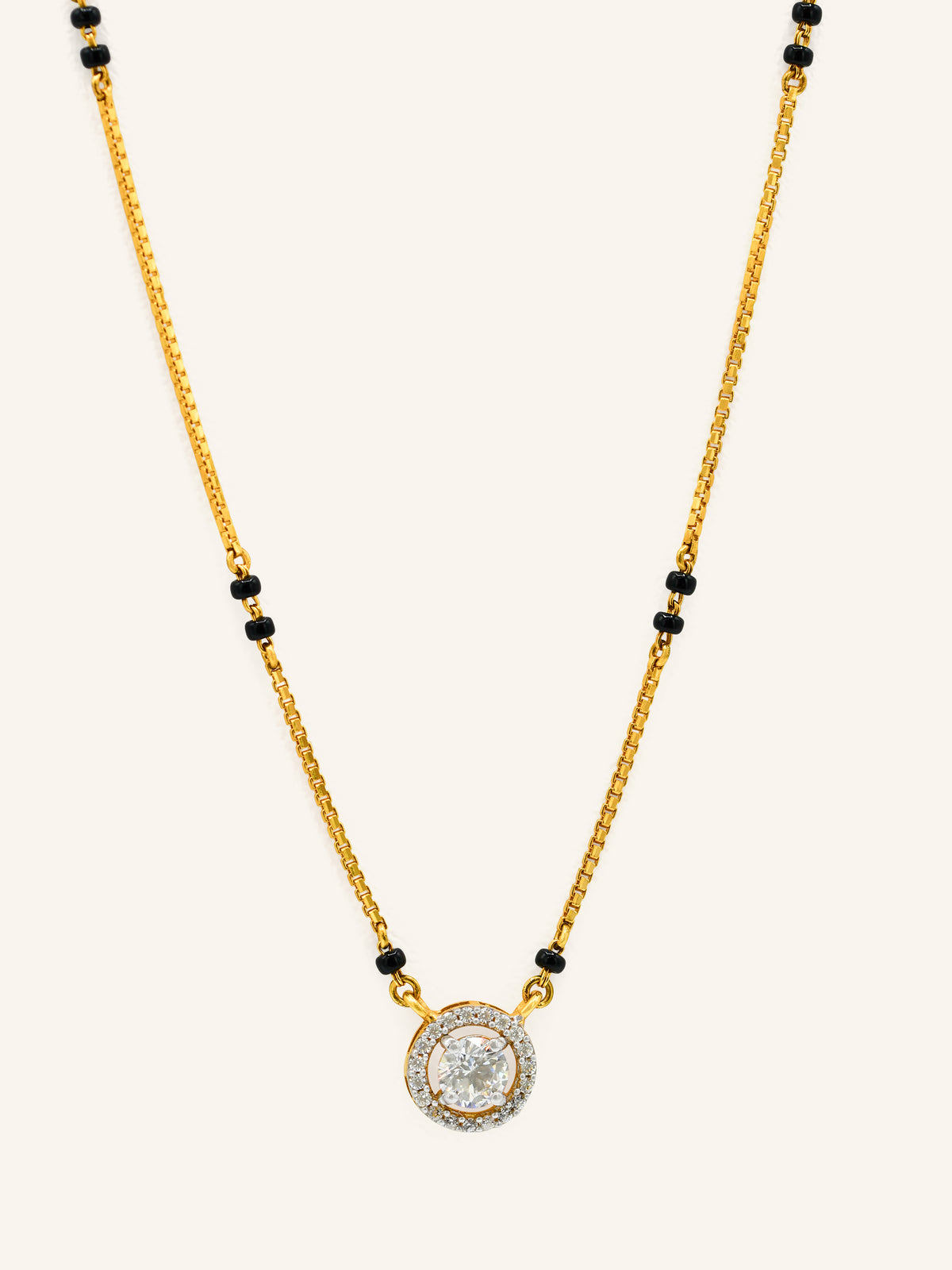 22ct Gold CZ Mangalsutra