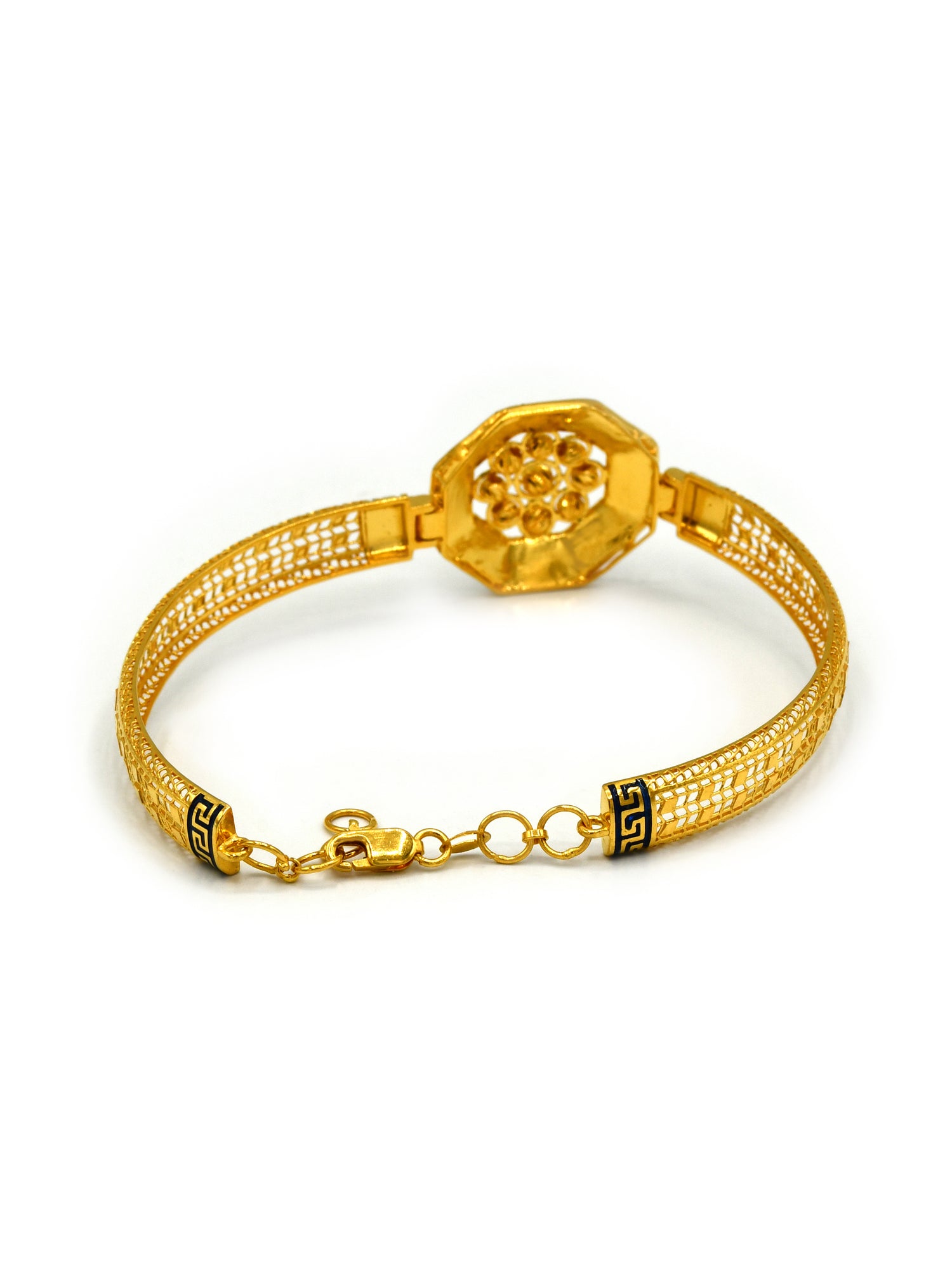22ct Gold Minakari 1 Piece Bangle - Roop Darshan