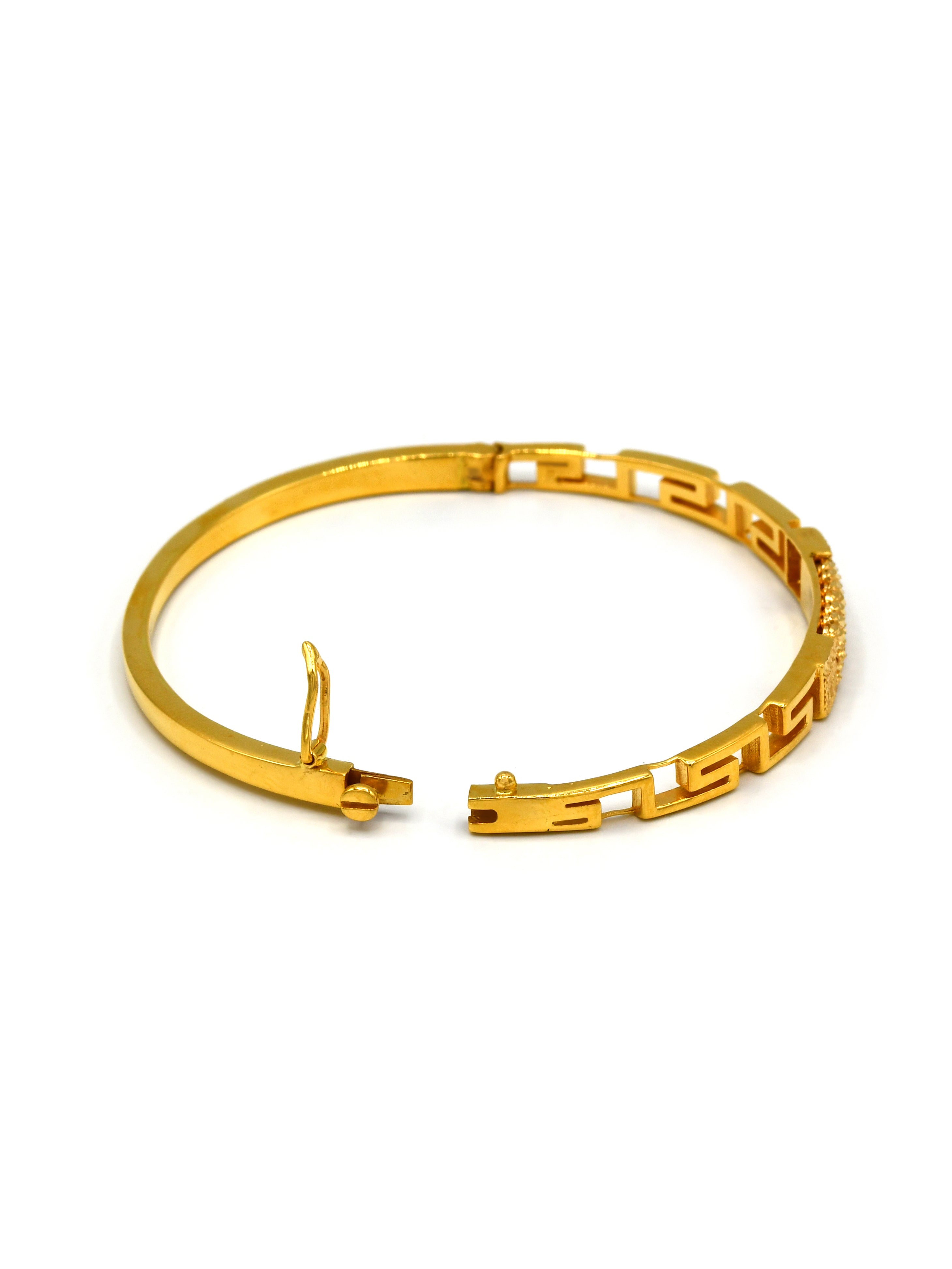 22ct Gold 1 Piece Ladies Bangle - Roop Darshan